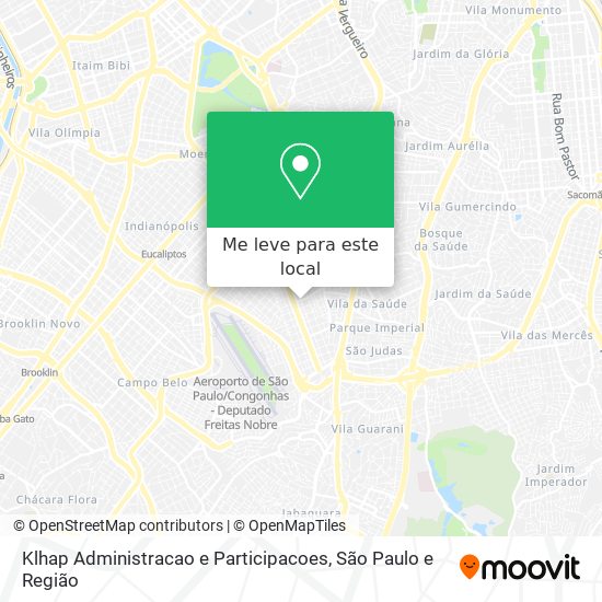 Klhap Administracao e Participacoes mapa