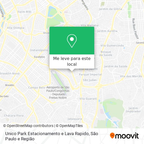Unico Park Estacionamento e Lava Rapido mapa