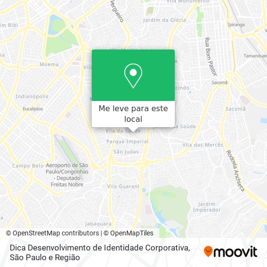 Dica Desenvolvimento de Identidade Corporativa mapa