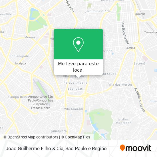 Joao Guilherme Filho & Cia mapa