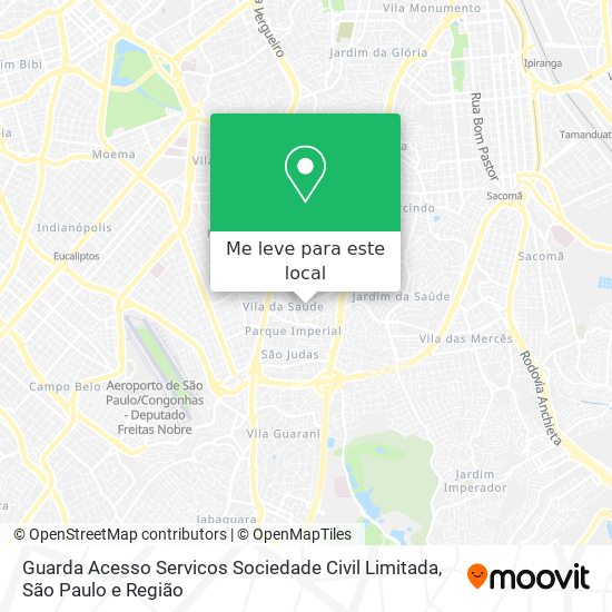 Guarda Acesso Servicos Sociedade Civil Limitada mapa