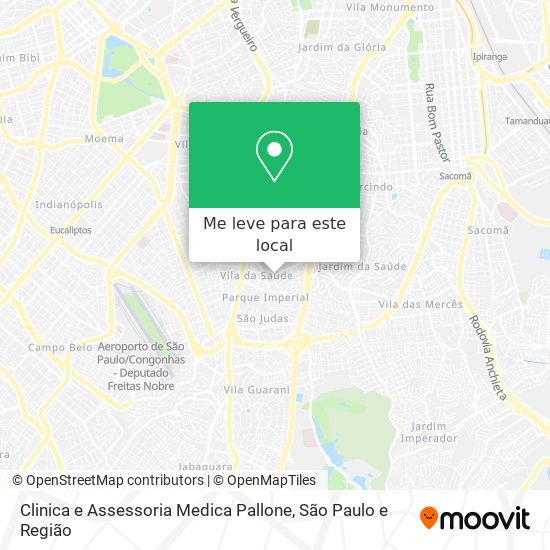 Clinica e Assessoria Medica Pallone mapa