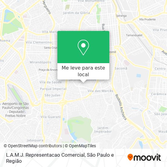 L.A.M.J. Representacao Comercial mapa