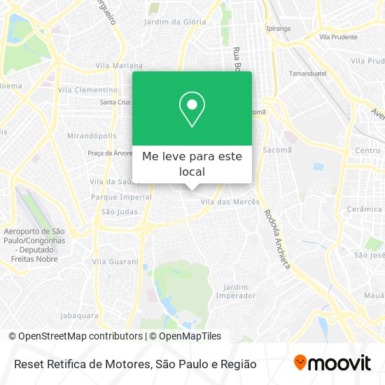 Reset Retifica de Motores mapa