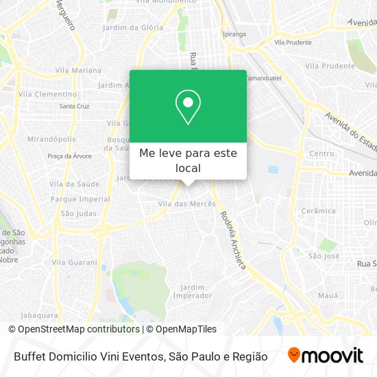 Buffet Domicilio Vini Eventos mapa