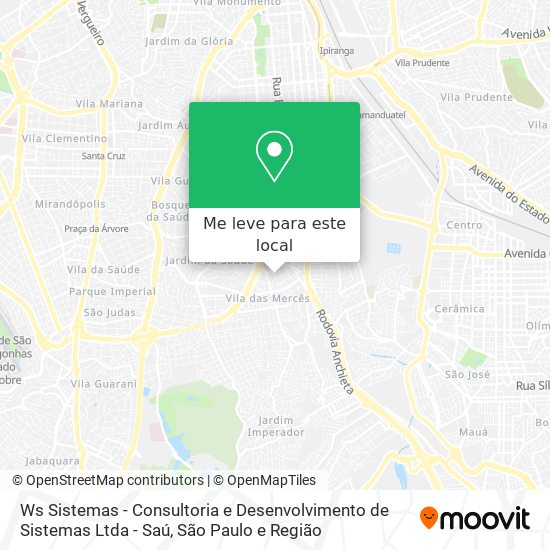 Ws Sistemas - Consultoria e Desenvolvimento de Sistemas Ltda - Saú mapa