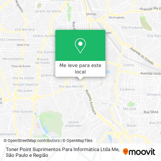 Toner Point Suprimentos Para Informática Ltda Me mapa