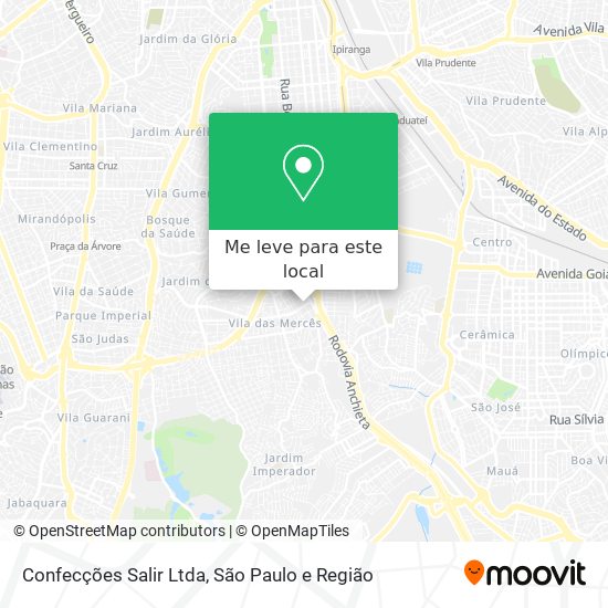 Confecções Salir Ltda mapa