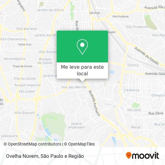 Ovelha Nuvem mapa