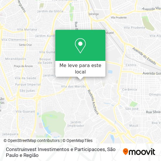 Construinvest Investimentos e Participacoes mapa