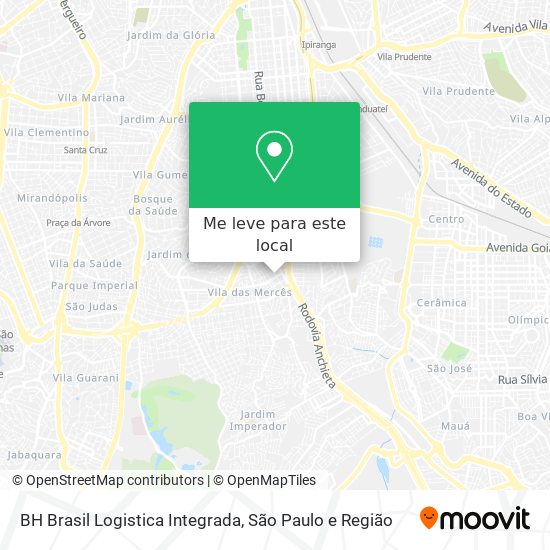 BH Brasil Logistica Integrada mapa