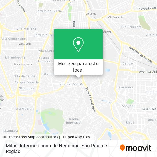 Milani Intermediacao de Negocios mapa