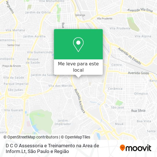 D C O Assessoria e Treinamento na Area de Inform.Lt mapa