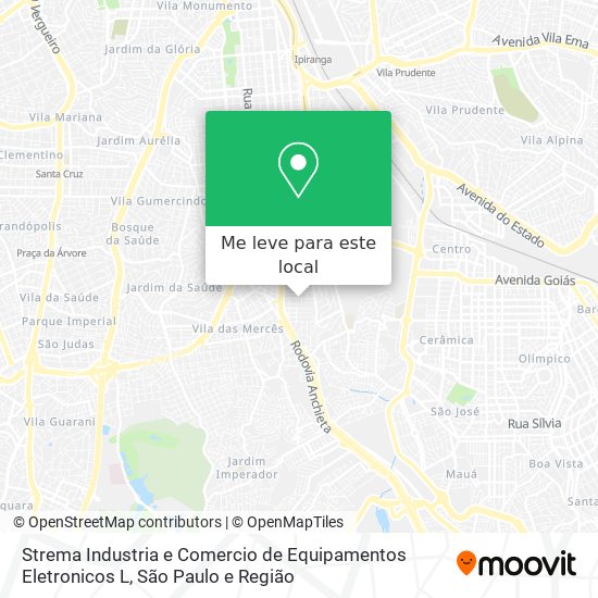 Strema Industria e Comercio de Equipamentos Eletronicos L mapa