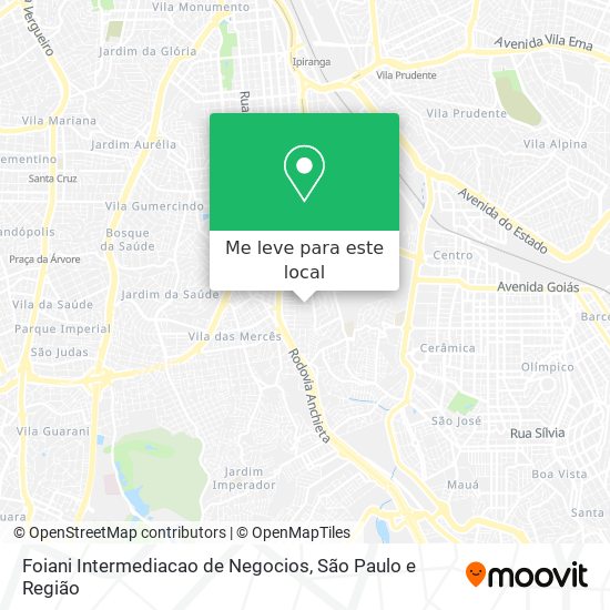 Foiani Intermediacao de Negocios mapa