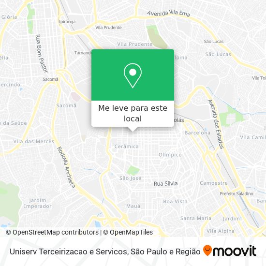 Uniserv Terceirizacao e Servicos mapa