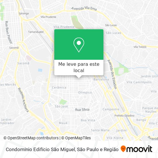 Condomínio Edifício São Miguel mapa