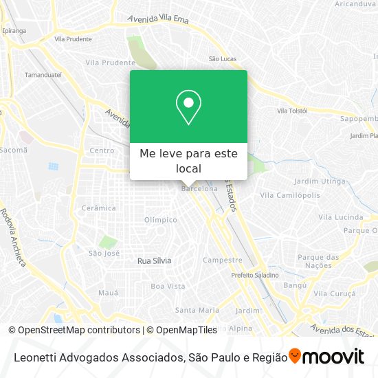 Leonetti Advogados Associados mapa