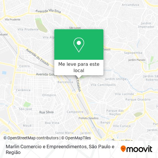 Marlin Comercio e Empreendimentos mapa