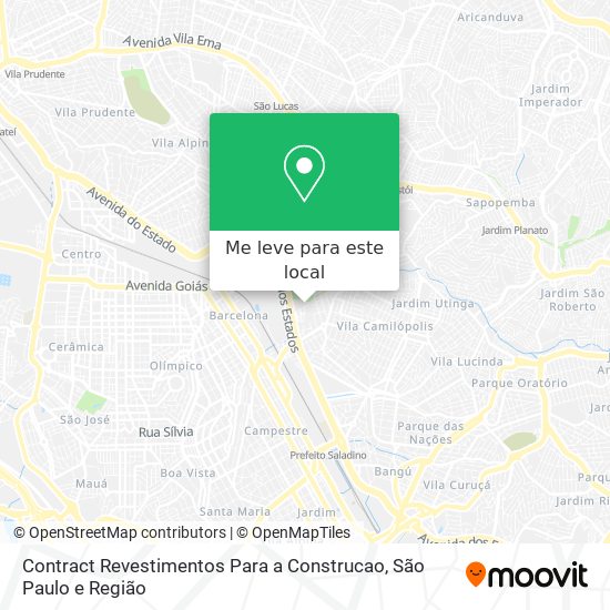 Contract Revestimentos Para a Construcao mapa