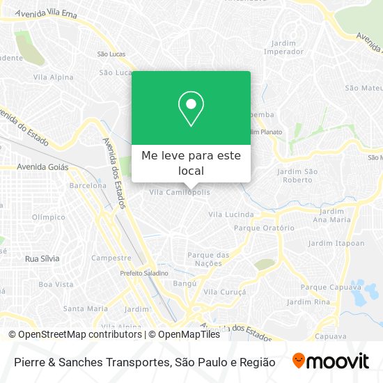 Pierre & Sanches Transportes mapa