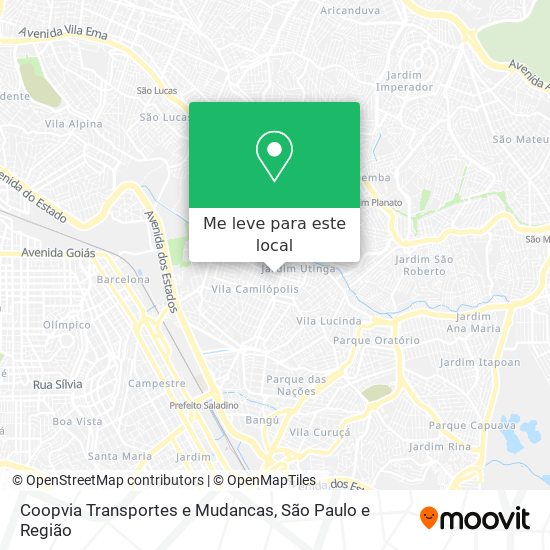 Coopvia Transportes e Mudancas mapa