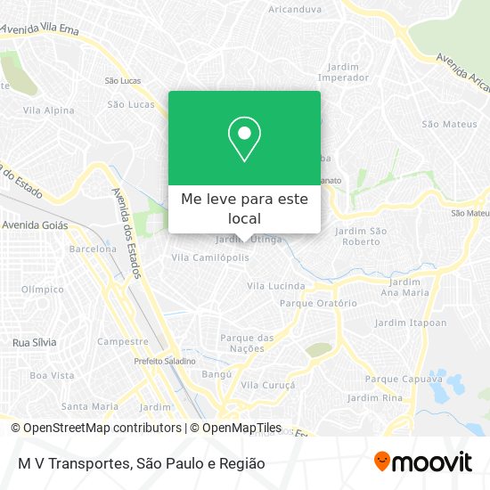 M V Transportes mapa