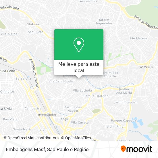 Embalagens Masf mapa