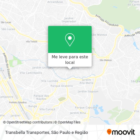 Transbella Transportes mapa