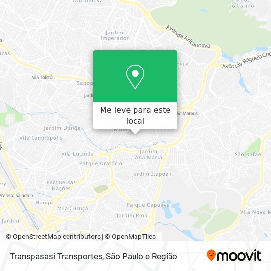 Transpasasi Transportes mapa