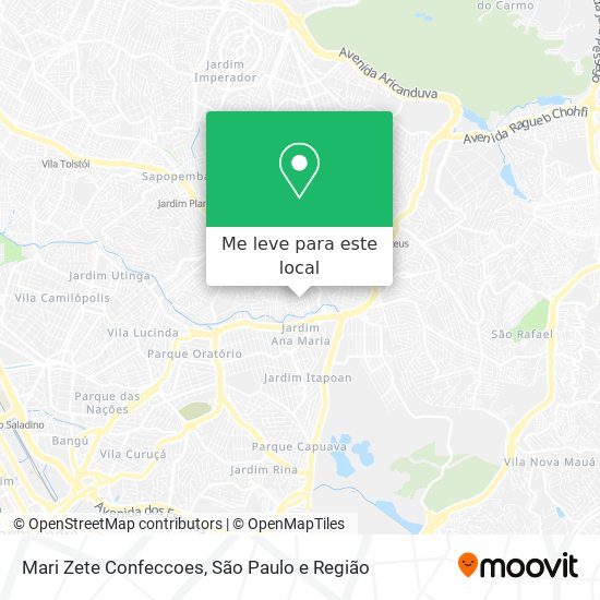 Mari Zete Confeccoes mapa