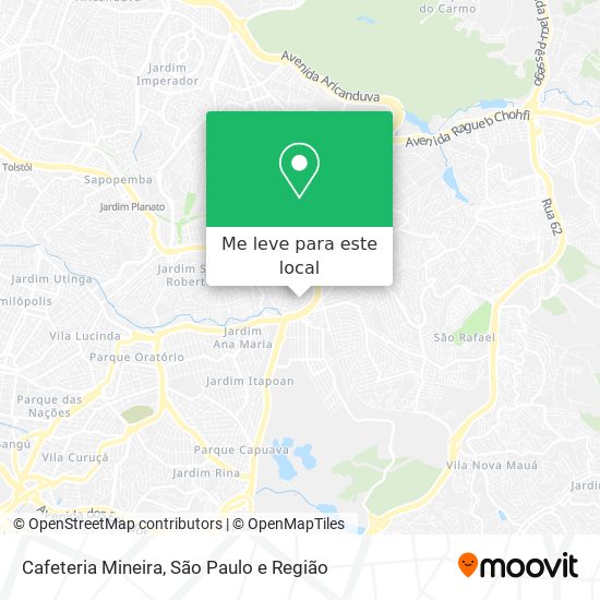 Cafeteria Mineira mapa