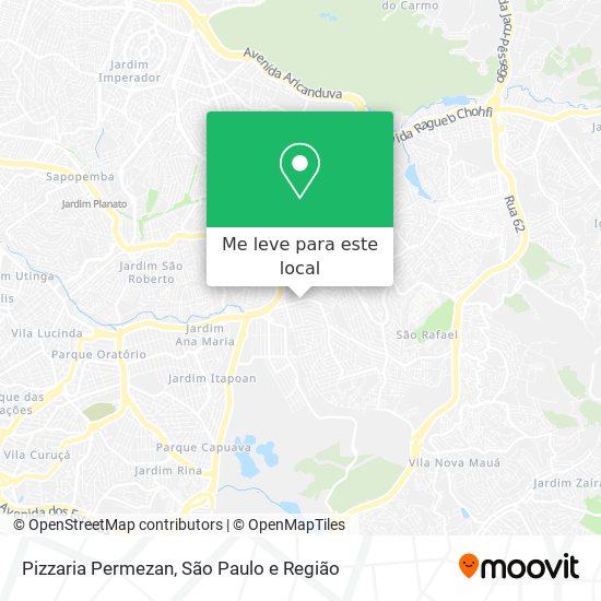 Pizzaria Permezan mapa