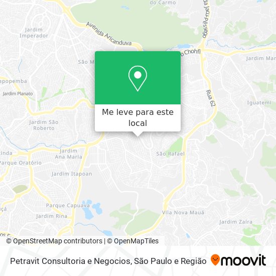 Petravit Consultoria e Negocios mapa