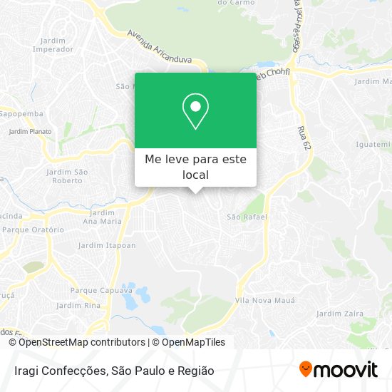 Iragi Confecções mapa