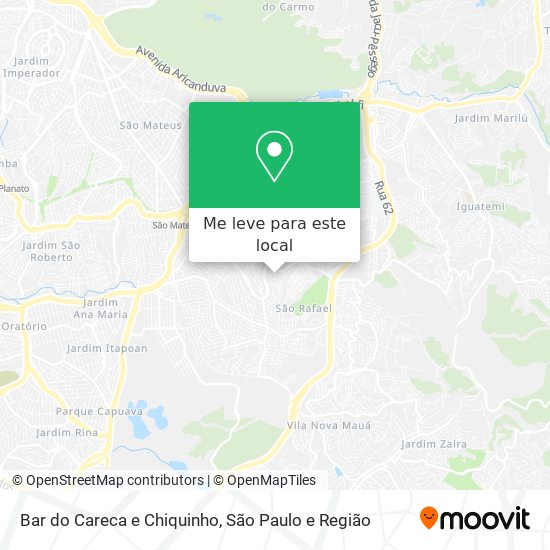 Bar do Careca e Chiquinho mapa