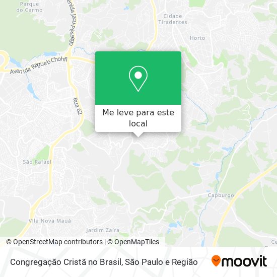 Congregação Cristã no Brasil mapa