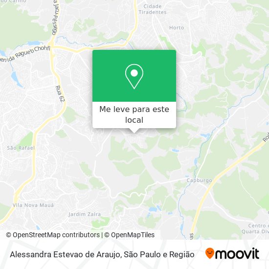 Alessandra Estevao de Araujo mapa