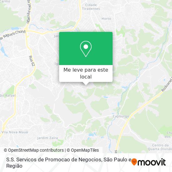 S.S. Servicos de Promocao de Negocios mapa