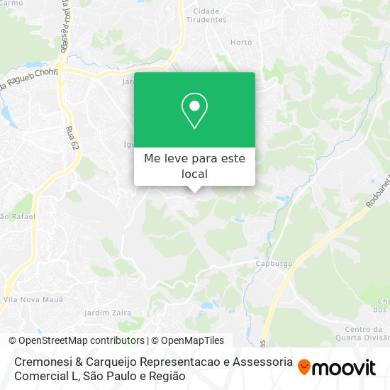 Cremonesi & Carqueijo Representacao e Assessoria Comercial L mapa