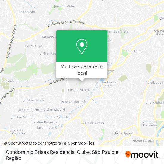 Condominio Brisas Residencial Clube mapa