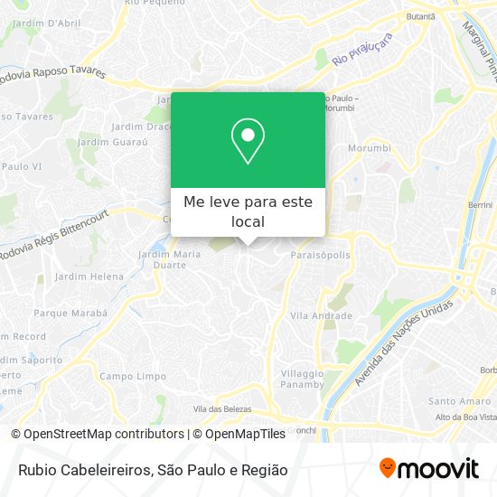 Rubio Cabeleireiros mapa