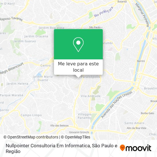 Nullpointer Consultoria Em Informatica mapa