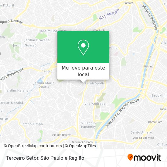Terceiro Setor mapa