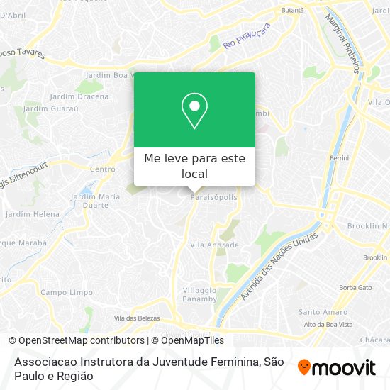 Associacao Instrutora da Juventude Feminina mapa
