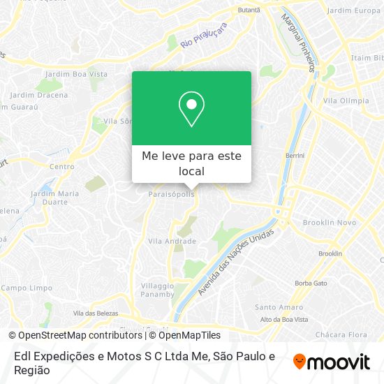 Edl Expedições e Motos S C Ltda Me mapa