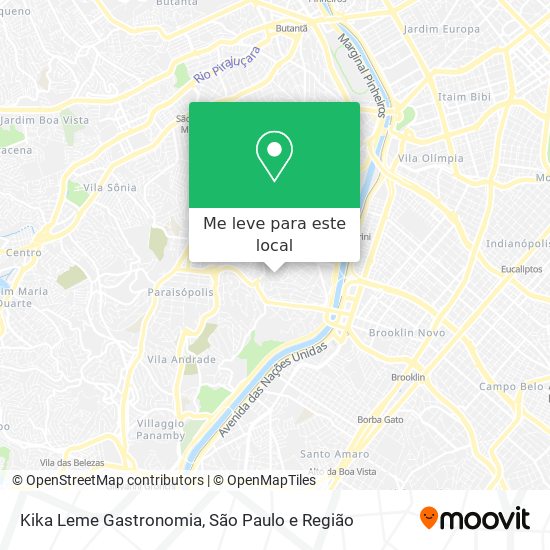 Kika Leme Gastronomia mapa