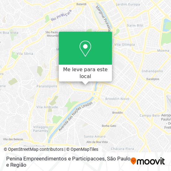 Penina Empreendimentos e Participacoes mapa