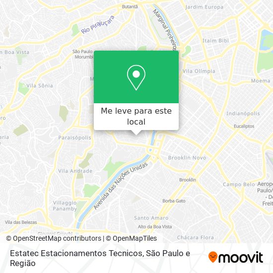 Estatec Estacionamentos Tecnicos mapa