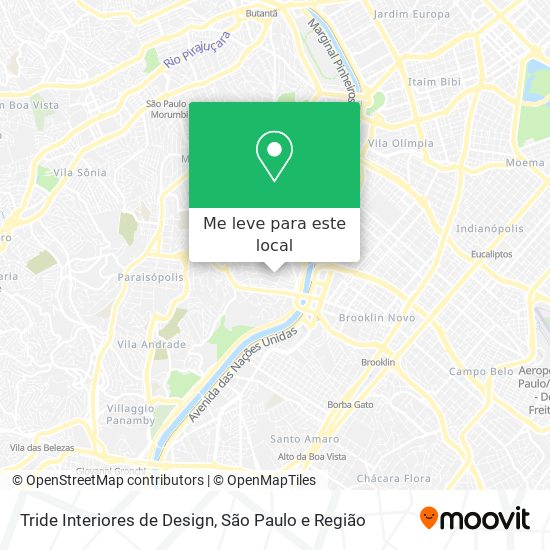 Tride Interiores de Design mapa